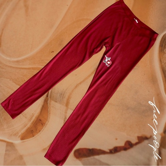 Free People Longjohns with embroidery - Picture 2 of 7